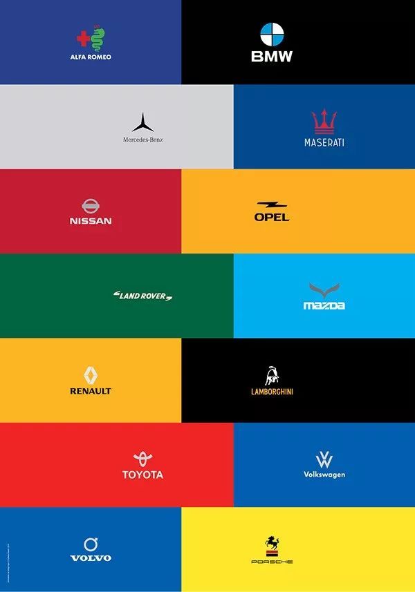 原來這些汽車品牌的LOGO，還可以更簡練！