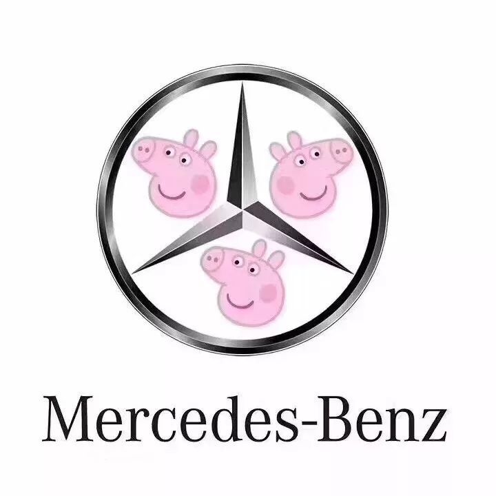 當(dāng)這些汽車logo加上小豬佩奇，沒想到也這么萌新！